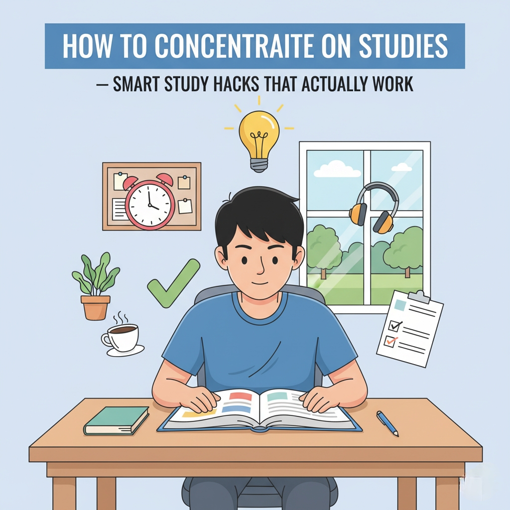 How to Concentrate on Studies