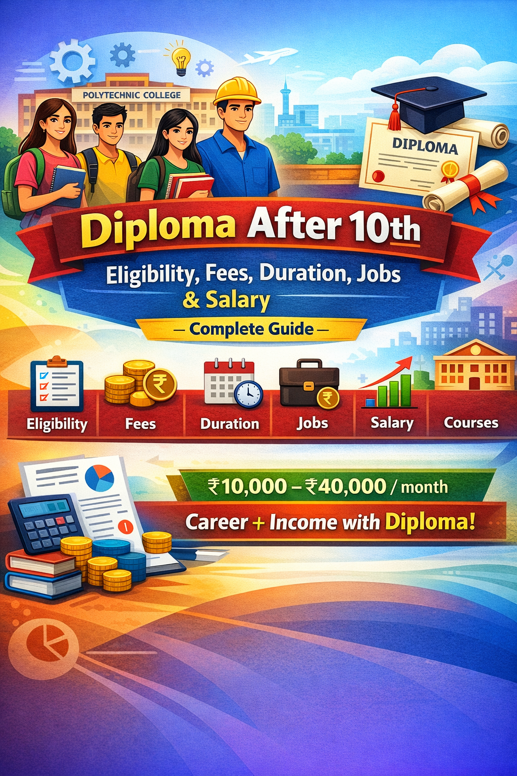 Diploma After 10th Eligibility Fees Duration Jobs Salary